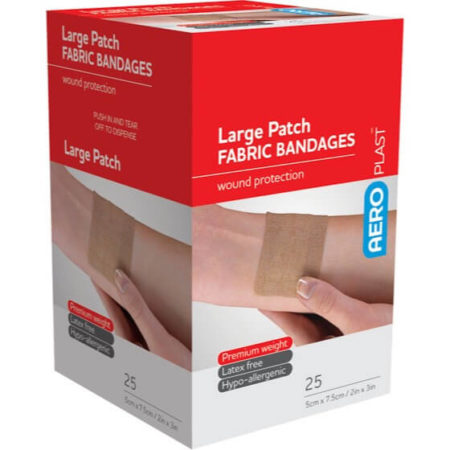 aero fabric bandage large patch