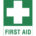 First Aid Polyprop Sign 450mm x 600mm